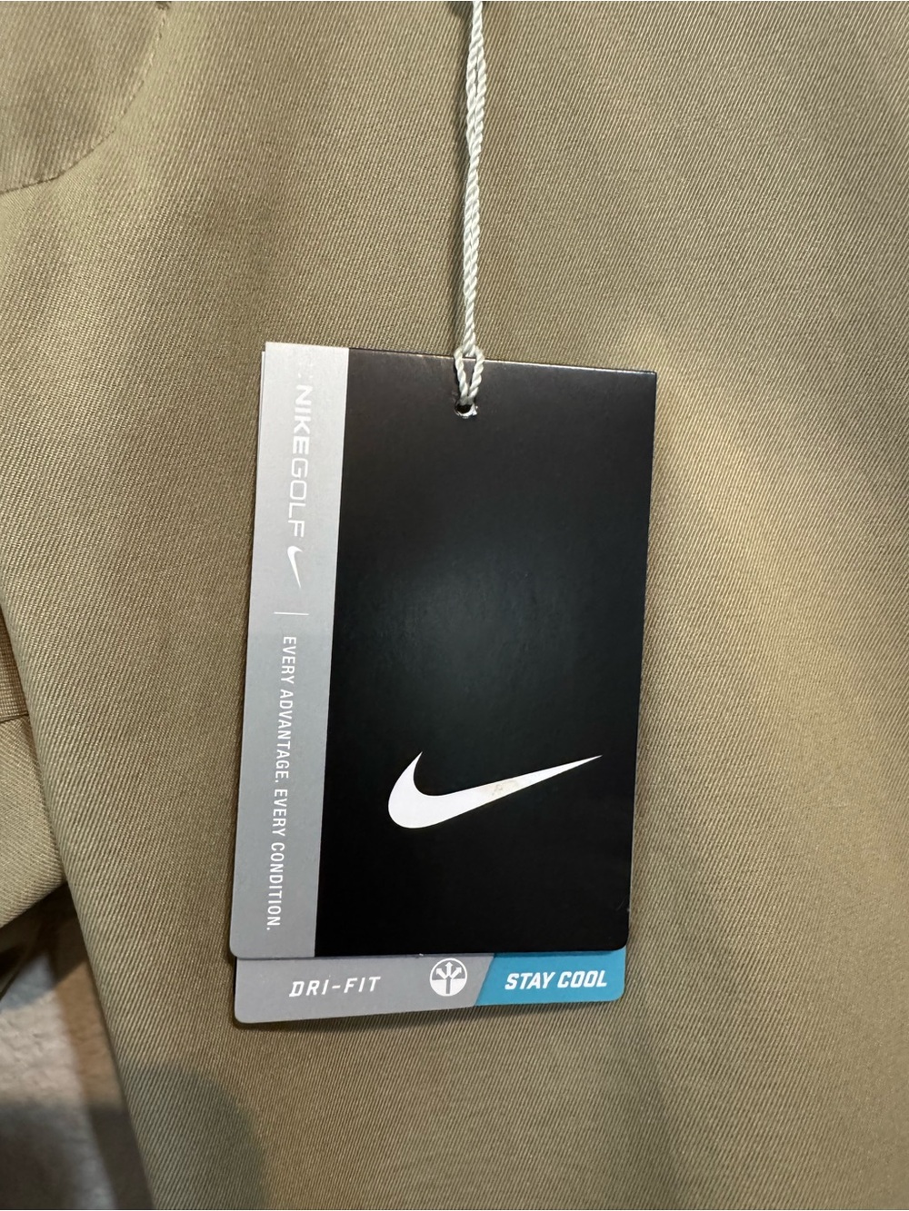 NWT! Nike Boy’s Performance Golf Shorts, Size XS, Khaki - Picture 3 of 6